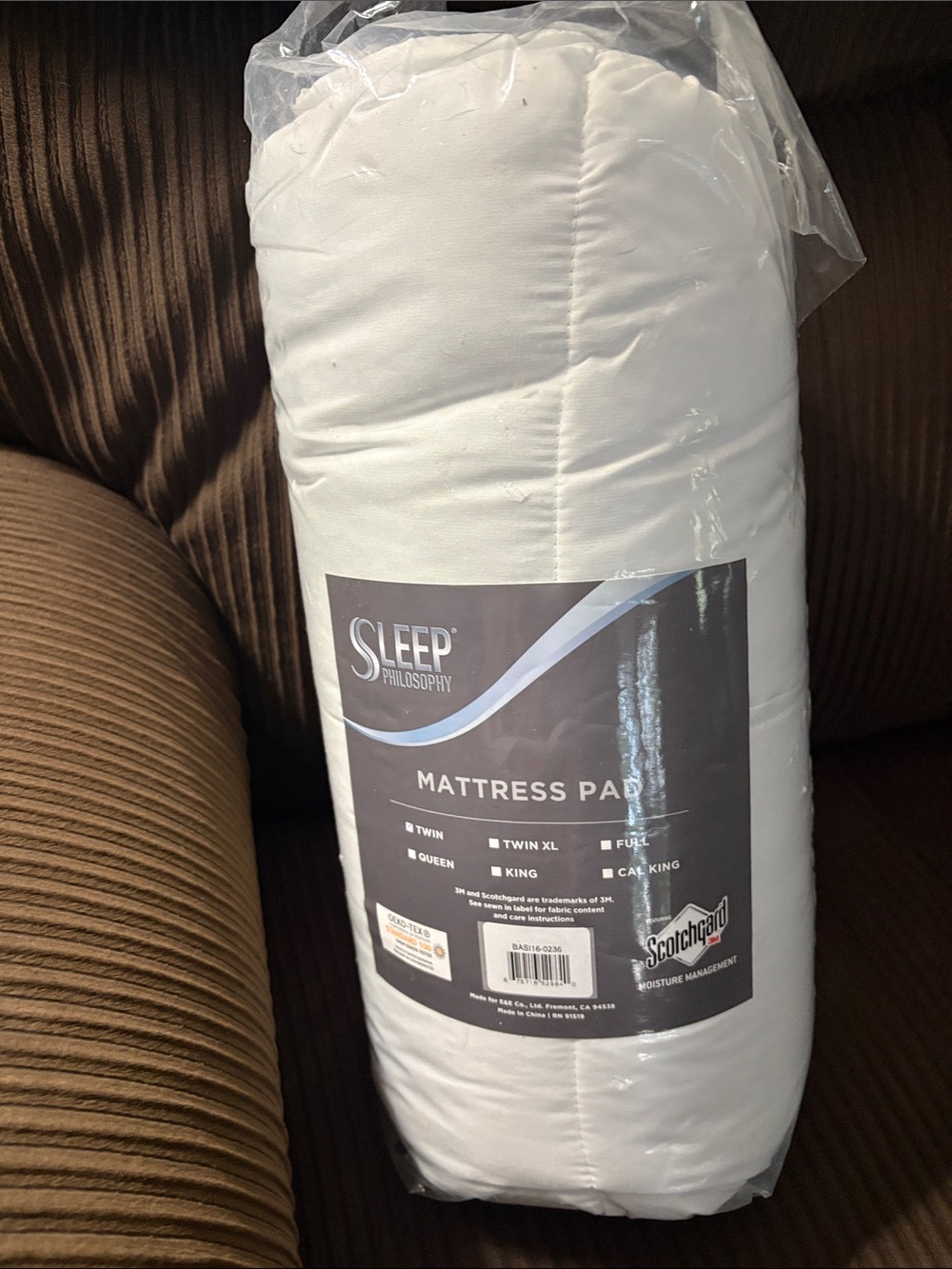 Philosophy White Quilted Mattress Pad - Plush Protection